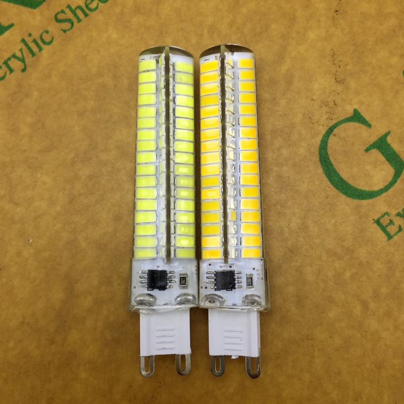 새로운 밝기 조절 G9 LED 램프 220 볼트 110 볼트 10 와트 고품질 샹들리에 조명 크리어 LED 빛 360 학위 led 스포트 라이트 램프 5 개/몫